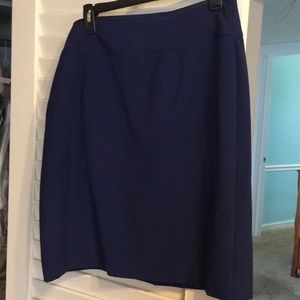 Navy Blue Pencil Skirt